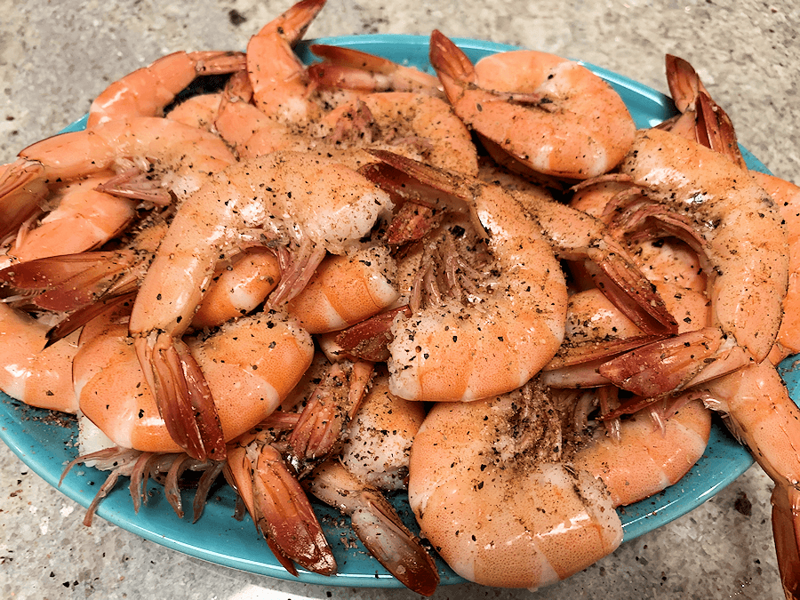 cooked NC shrimp